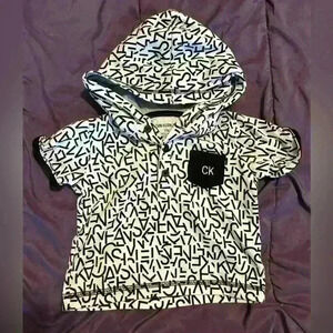 Calvin Klein baby hooded  top 18 months